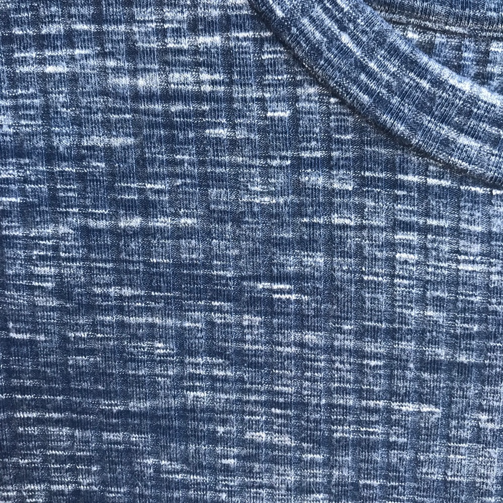 Navy Marled Ribbed Sweater Dress - Picture 3 of 3