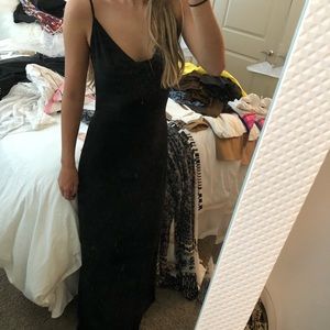 Black xsmall long dress