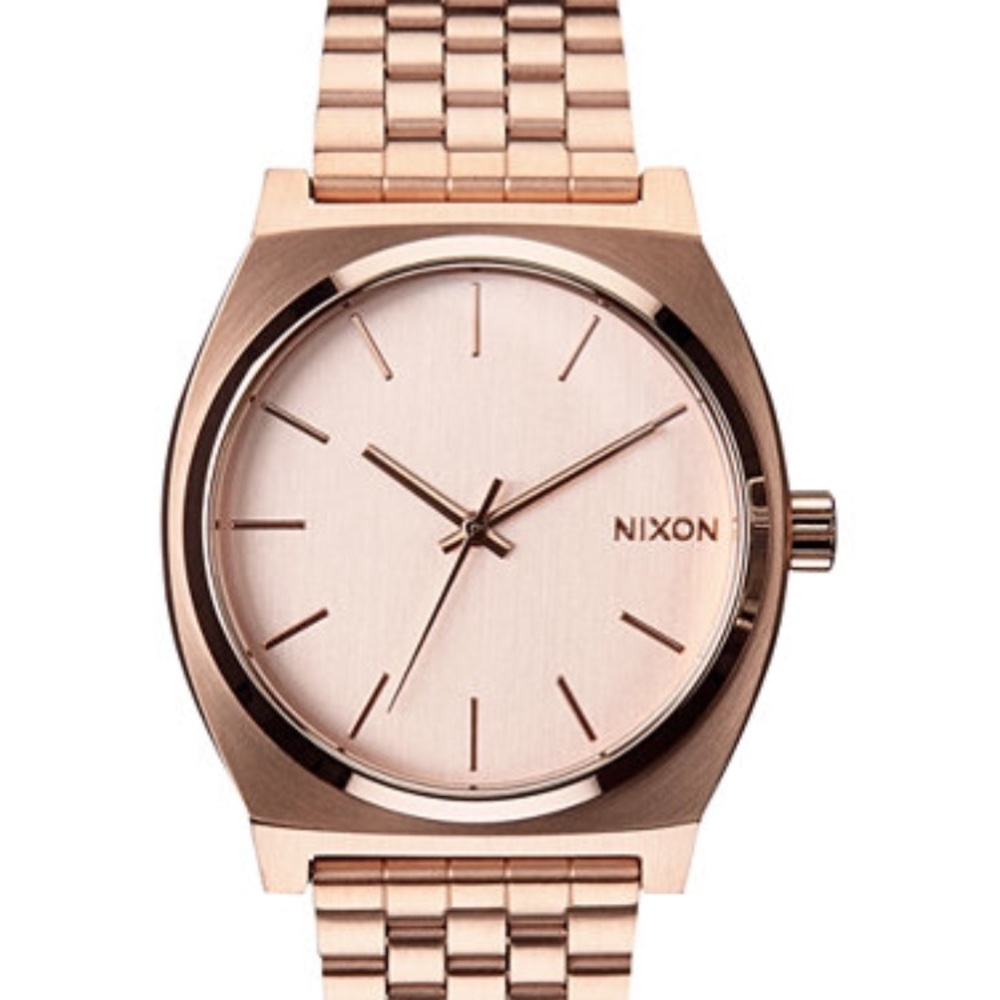 New Nixon Rose Gold Timeteller Watch