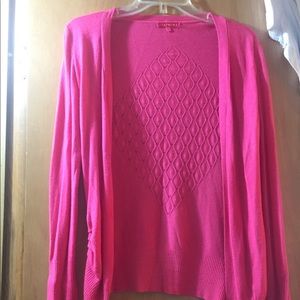 Hot pink cardigan