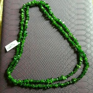 GORGEOUS RUSSIAN CHROME DIOPSIDE NECKLACE