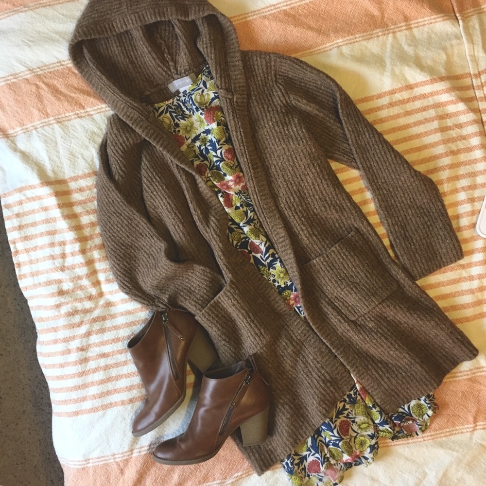 Cozy Wool Blend Cardigan