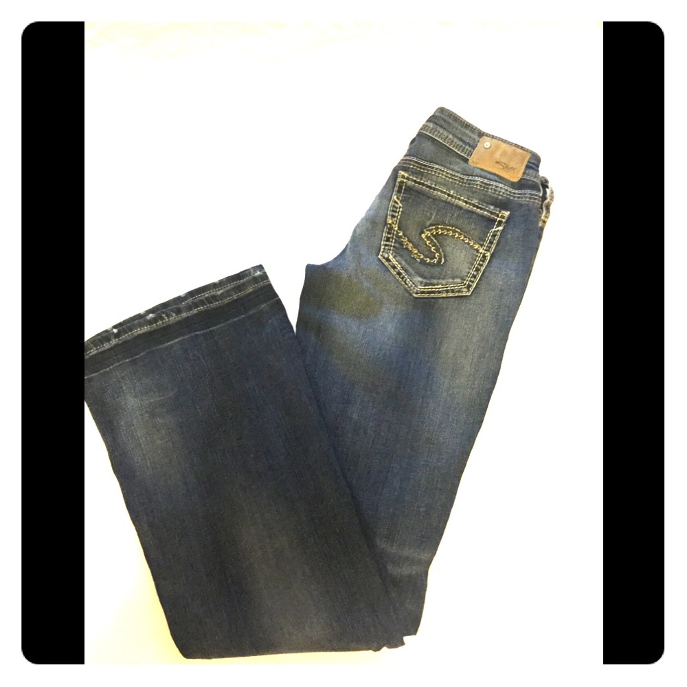 Silver Aiko Mid Flare Jeans 28/34