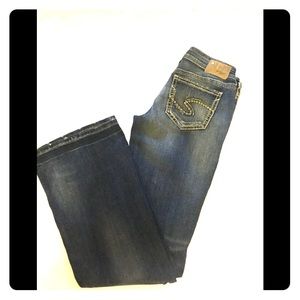 Silver Aiko Mid Flare Jeans 28/34