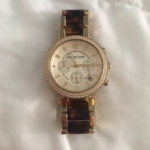 Michael Kors Gold Chronograph Watch
