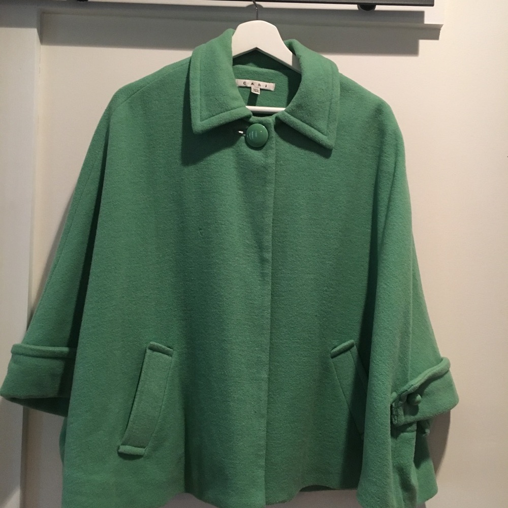 Green Cabi Poncho Style Jacket