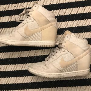 Nike wedged sneakers