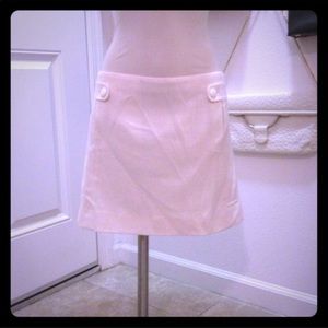 J crew 8 winter white mini skirt
