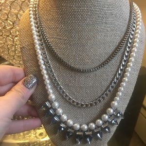Chloe + Isabel Spike and Pearl Retired Necklace
