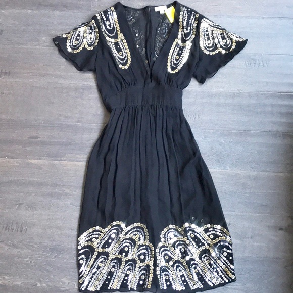 Foley + Corinna Sequin Dress - Picture 1 of 8