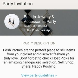 Best in Jewelry & Accessories Party!!