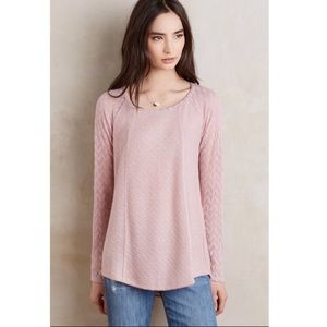 NWT Anthropologie Feathered Lace Pullover Size S