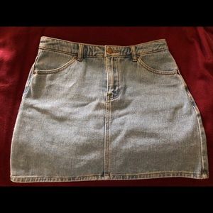 Denim mini skirt forever 21