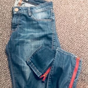 Etienne Marcel Skinny Jeans w/ Zippers