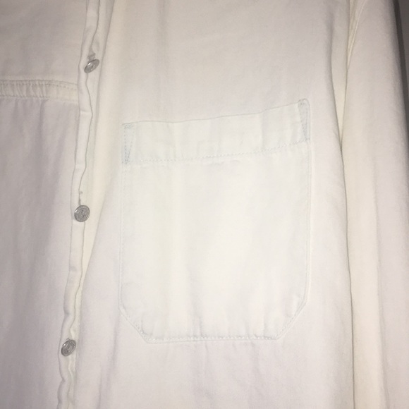 Cream white button down shirt - Picture 4 of 6