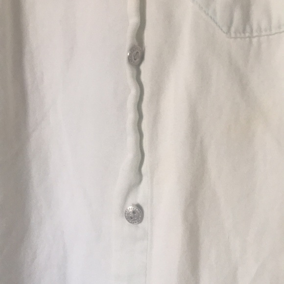 Cream white button down shirt - Picture 5 of 6