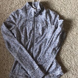 Lululemon floral warmup jacket
