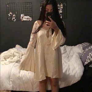 Cream lace angel dress
