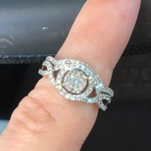 Wedding ring and band