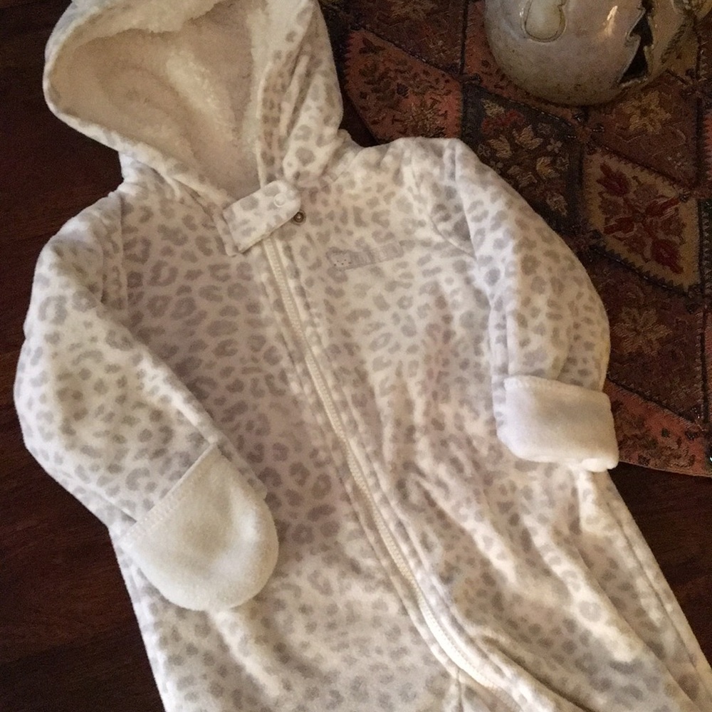 Baby winter onesie suit