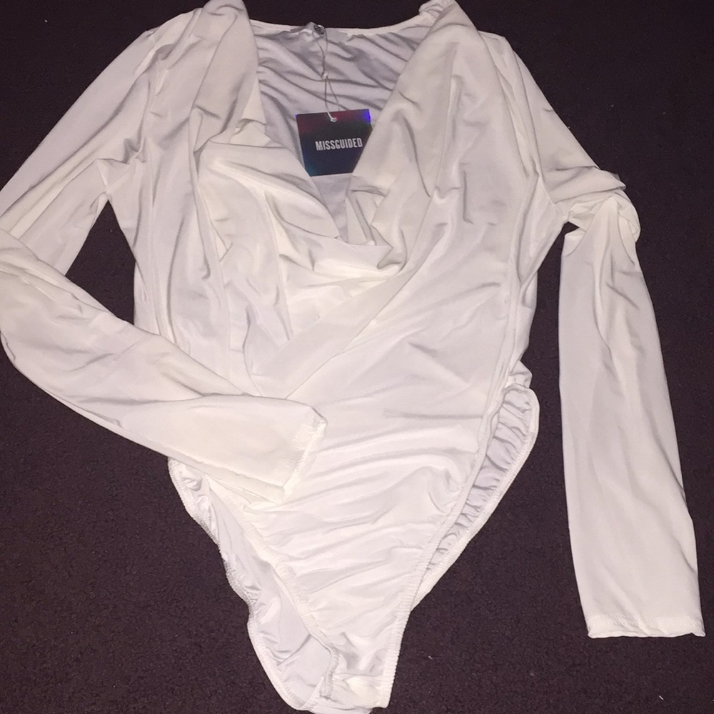 White Missguided Bodysuit