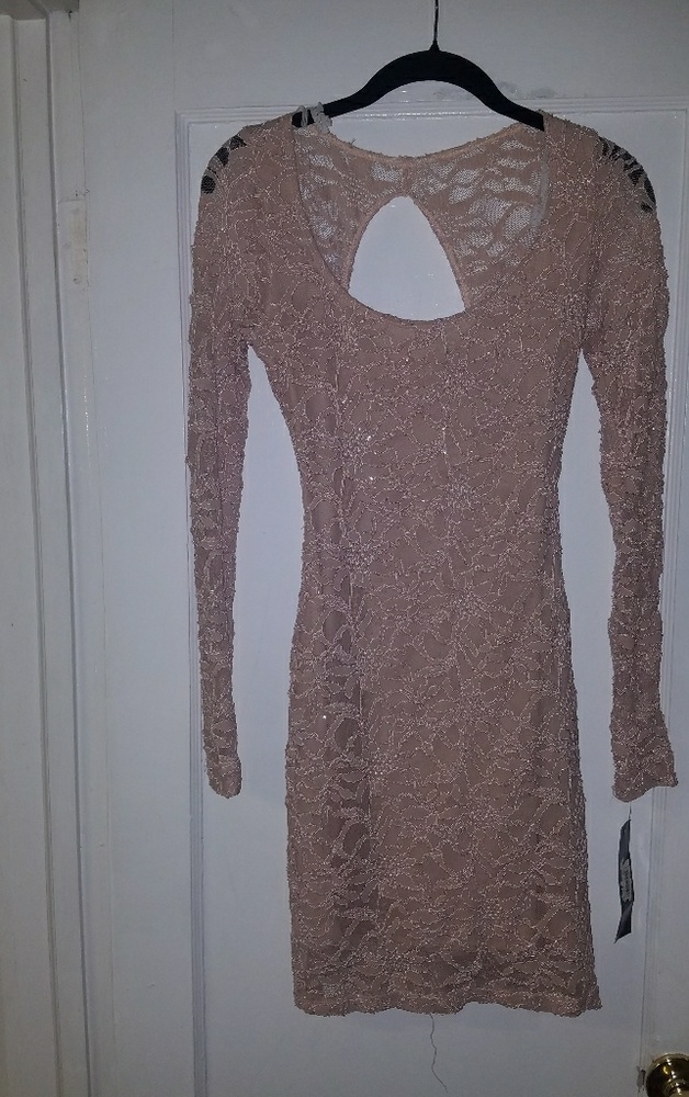 Lace Beige Dress
