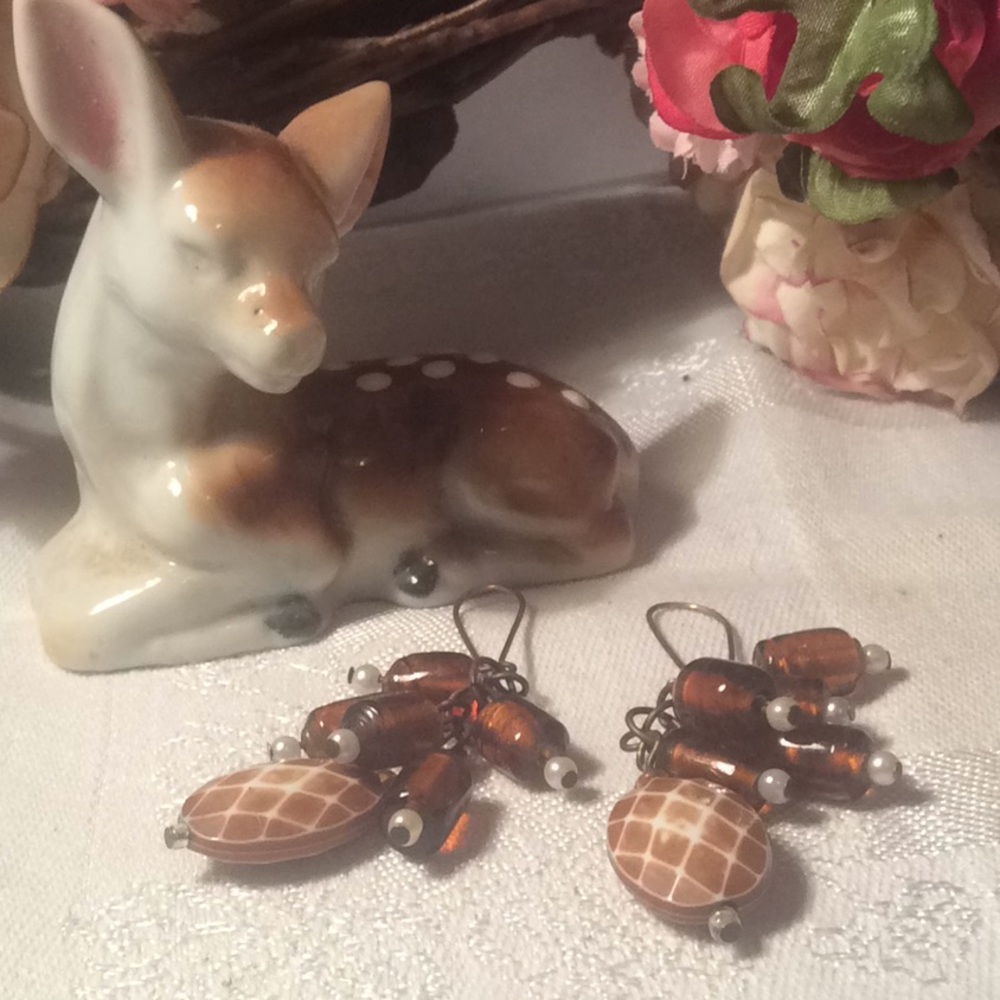 Cluster earrings