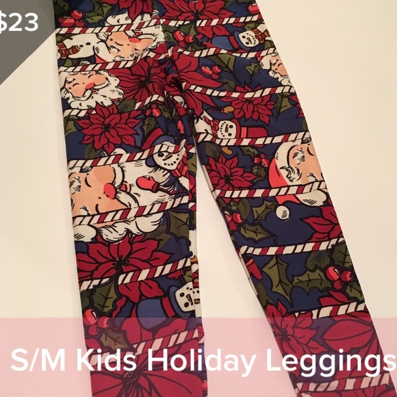kids christmas leggings