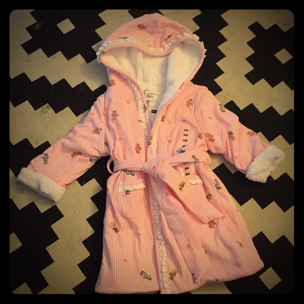 Ralph Lauren Baby Girls Bathrobe
