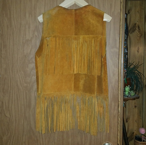 Suede Fringe Vest - Picture 2 of 2