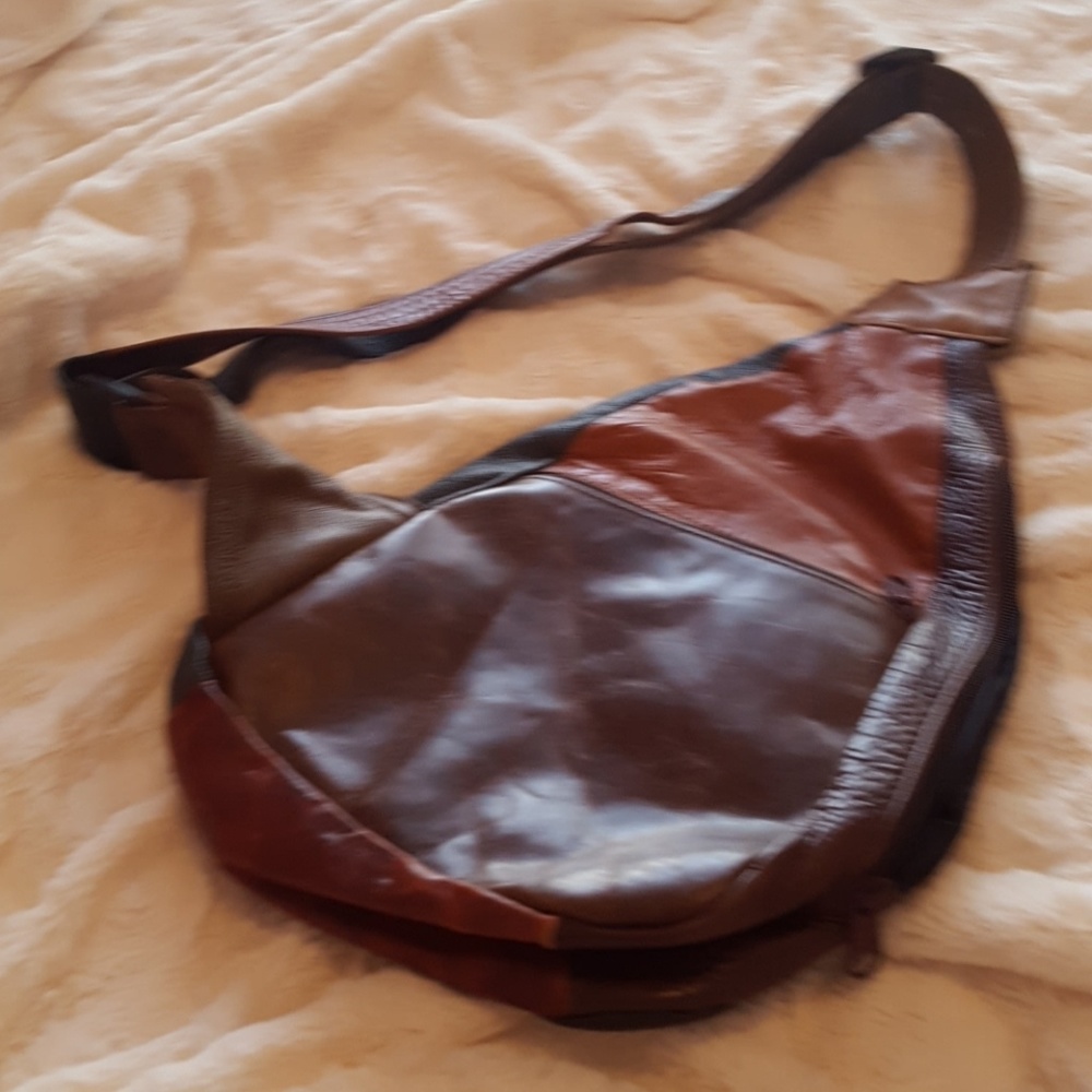 All leather bag. New condition
