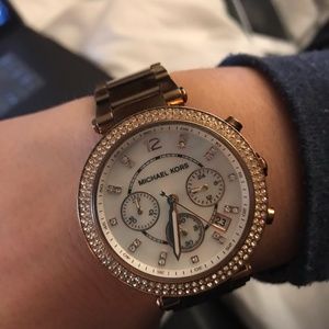 Michael Kors Rose gold watch
