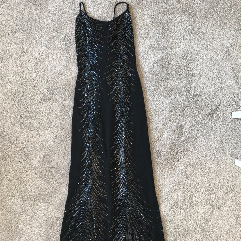 Vintage Carlota Alfaro beaded Gown