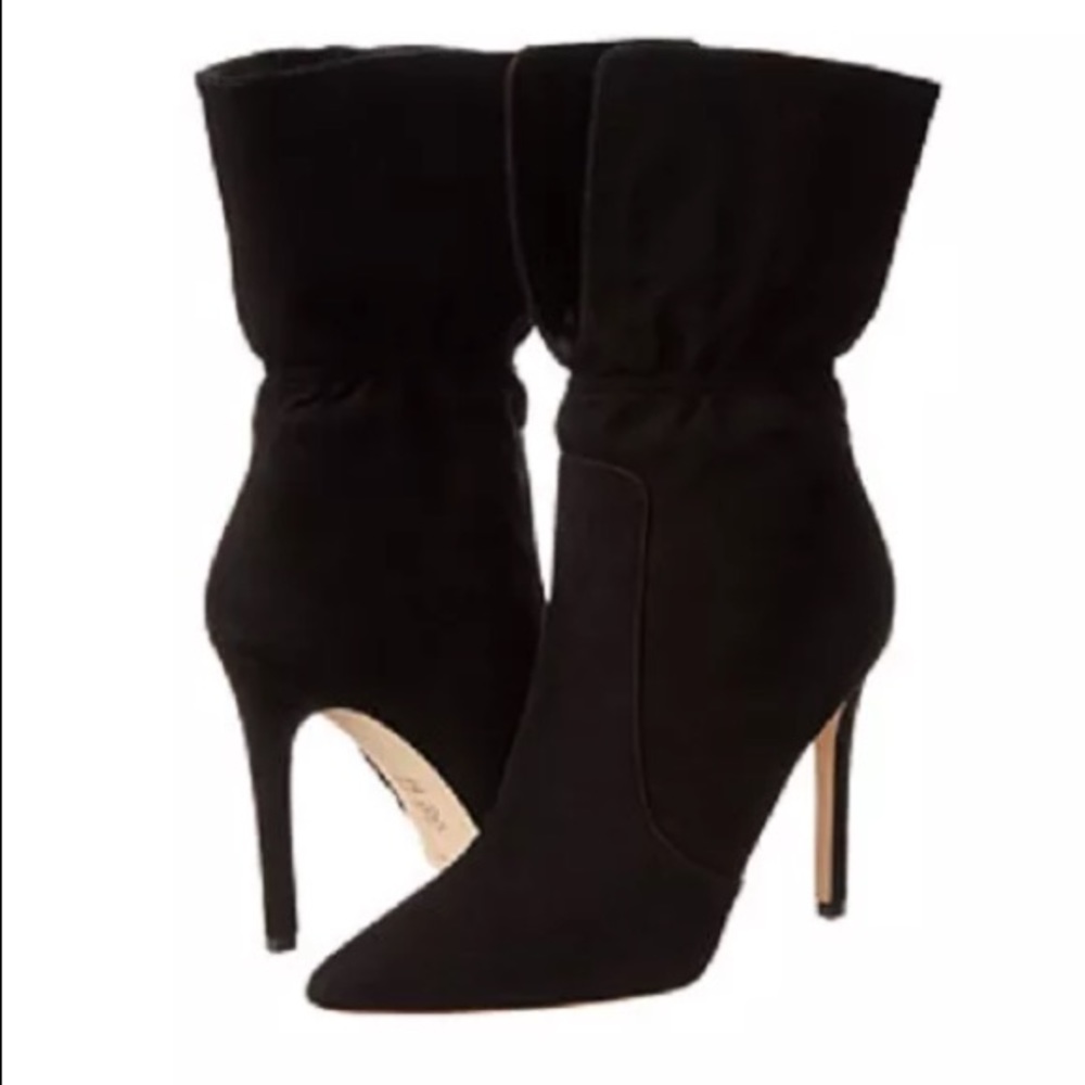 Via Spiga Black Suede ‘Felienne’ High Heel Boots