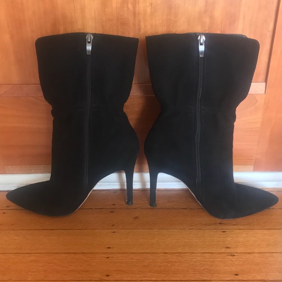 Via Spiga Black Suede ‘Felienne’ High Heel Boots - Picture 7 of 8