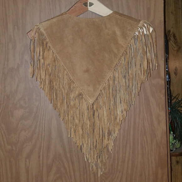 Suede Fringe Vest - Picture 2 of 2