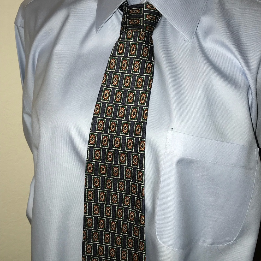 100% silk men’s dress tie