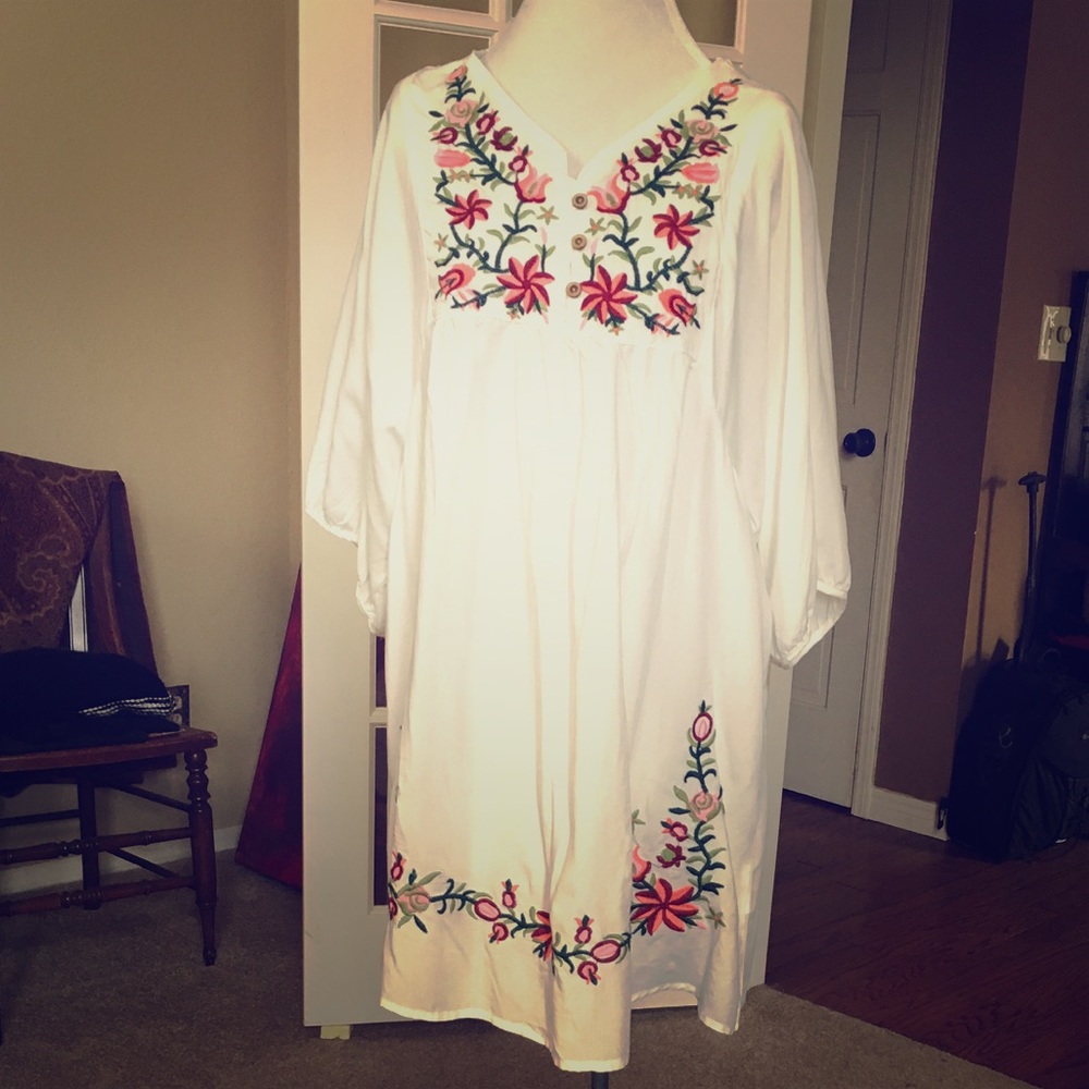 Colton embroidered dress