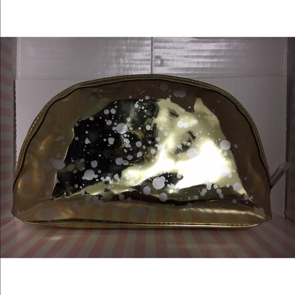 Victoria's Secret NEW! Bombshell Gold Beauty Bag - Picture 4 of 4