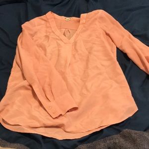 Pretty pink J.crew factory blouse