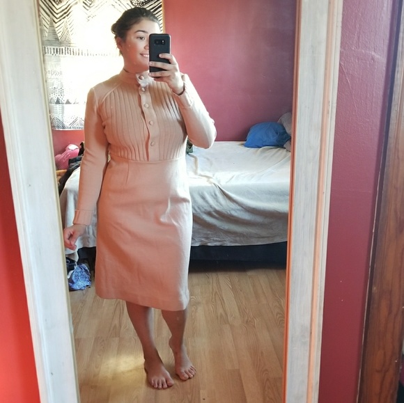 VINTAGE Sweater Dress - Picture 1 of 6