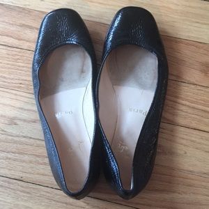 Christian Louboutin Black Patent Flats Size 6