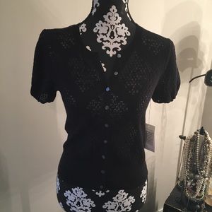 👚Moda International Black Blouse👚