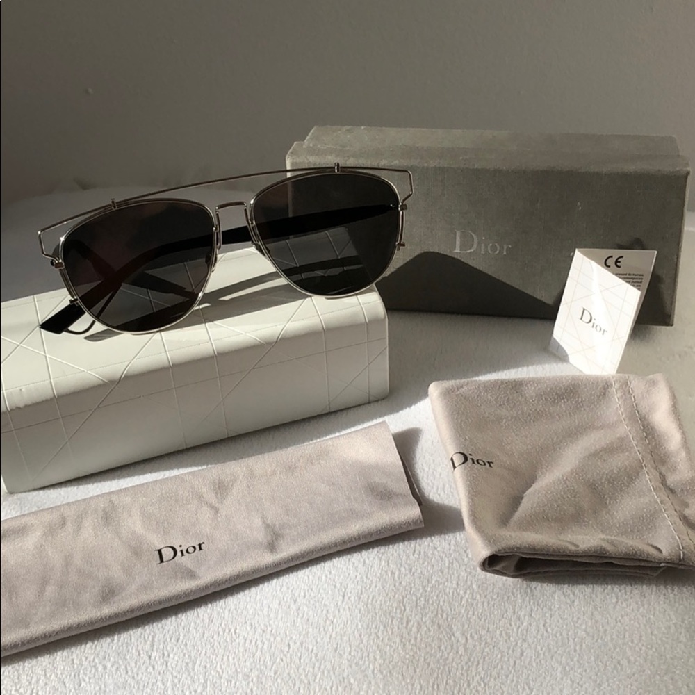 Dior Technological 57mm Brow Bar Sunglasses