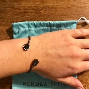 Jamie Black Drusy Bracelet
