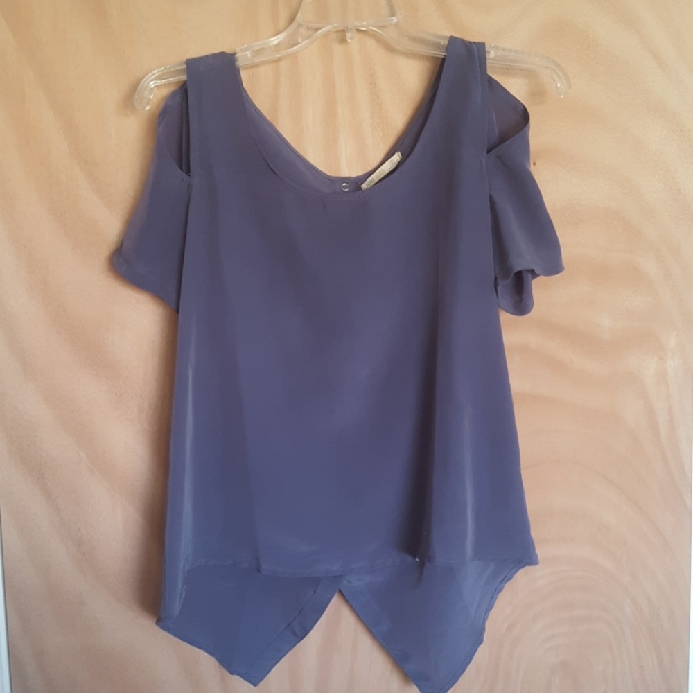 Satin Short Sleeve Shirt