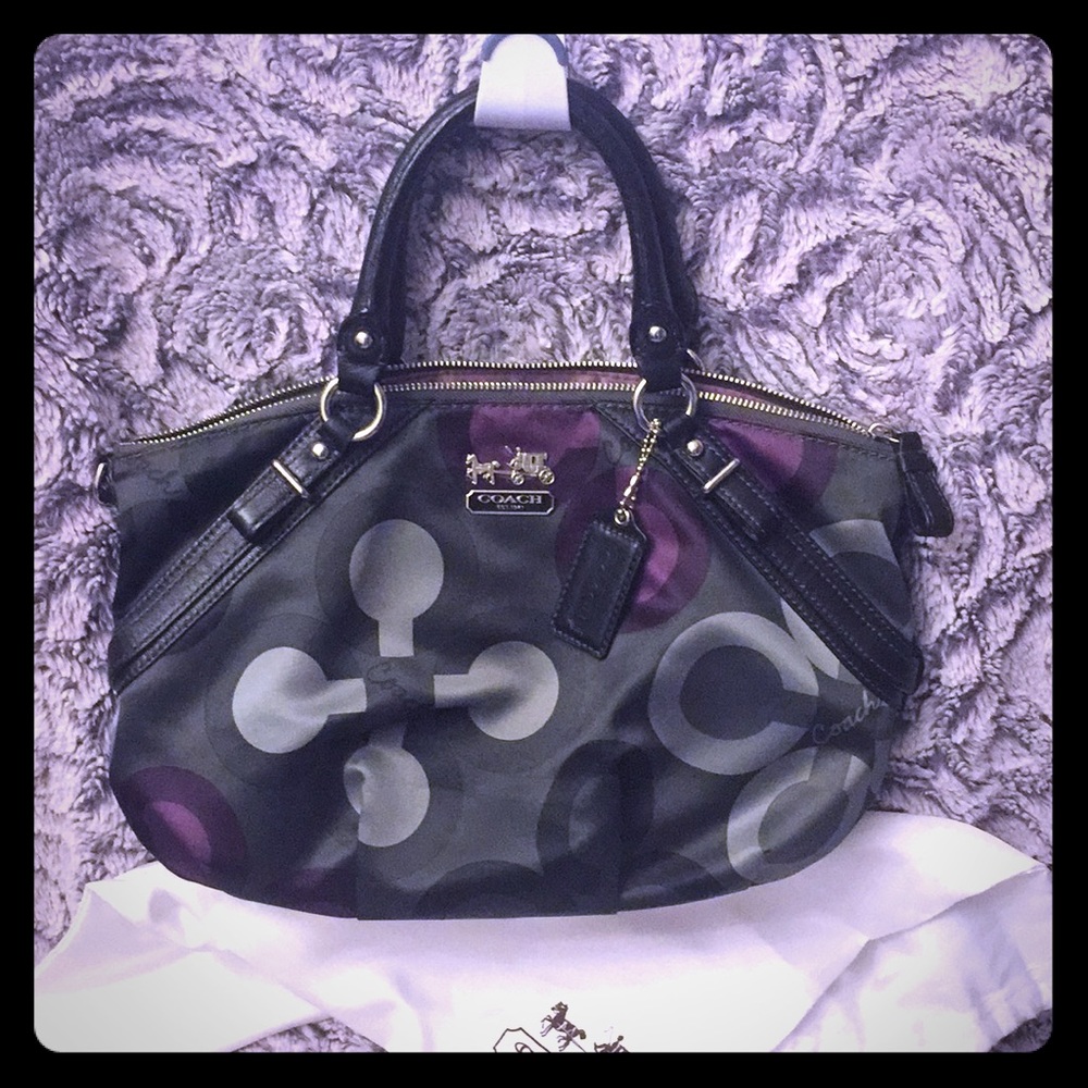 Coach satin mini bag!