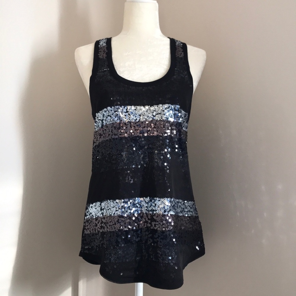 Express Dreamweight Cotton Sequin Tank