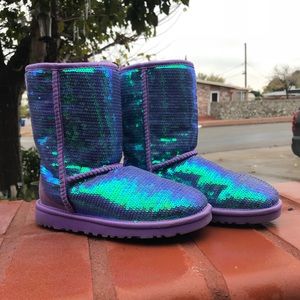 Mermaid Sequin Ugg Boots