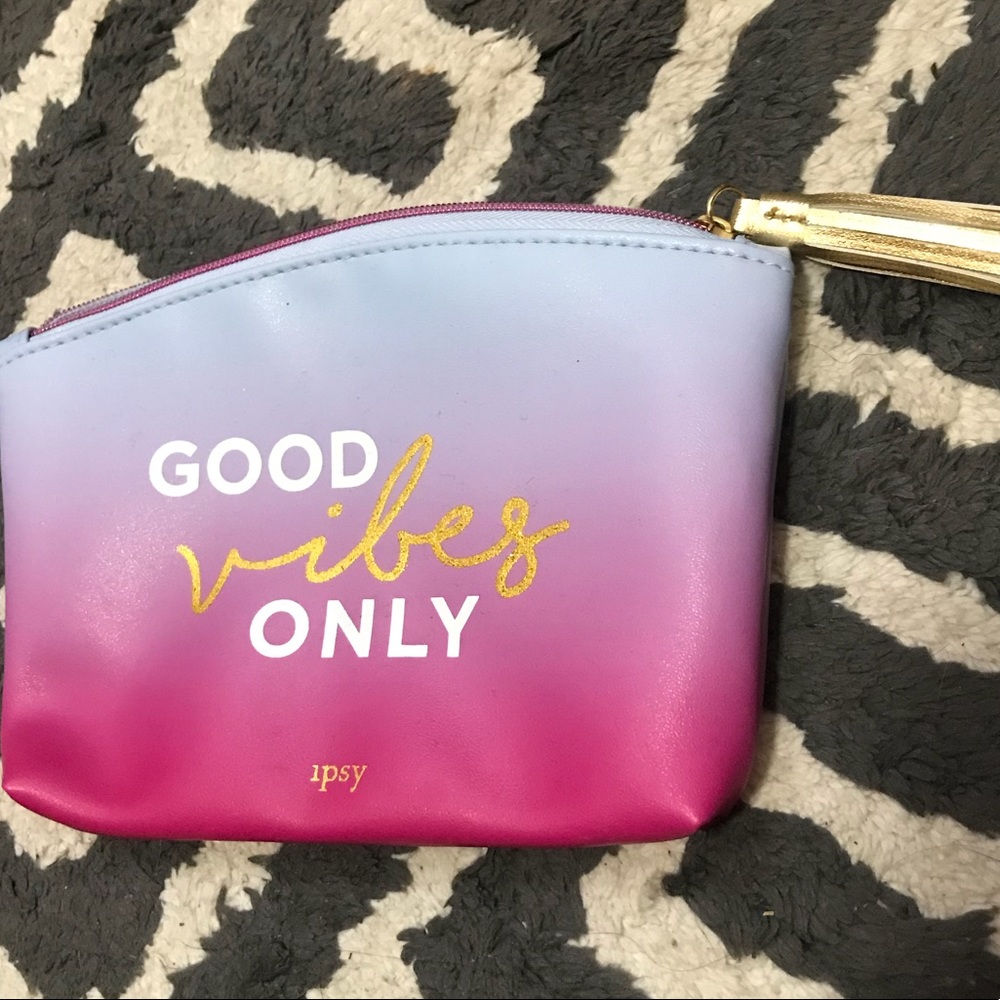 Good Vibes Only Makeup Bag